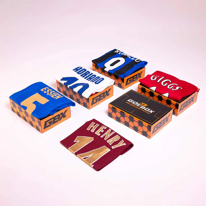 Golbox® - Retrô Nome & Número de Jogador